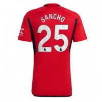 Manchester United Jadon Sancho #25 Hemmatröja 2023-24 Korta ärmar